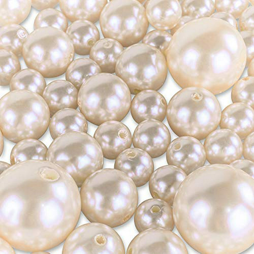 Perlas De Marfil Brillantes Para Decoración De Eventos.