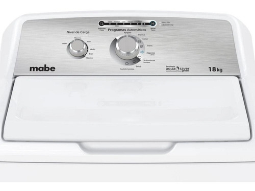 Lavadora Automática Acero Inoxidable 18kg Lma78112cbab0 Mabe