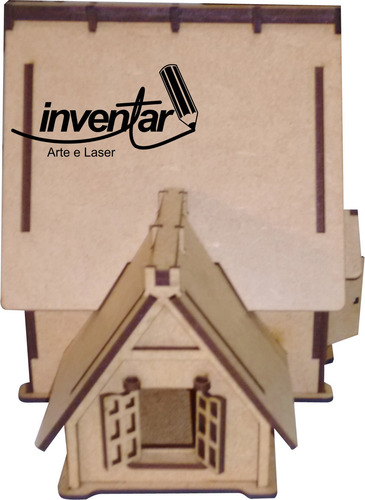 Imagem 7 de 10 de Casa Celeiro Fazenda Em Mdf 3 Mm Sem Pintura.