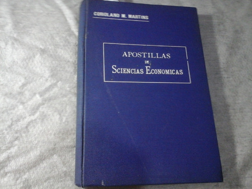 Sciencias Economicas Coriolano Martins 1929