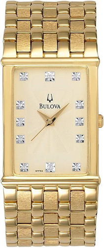 Bulova Reloj Clásico De Cuarzo Para Hombre, Acero