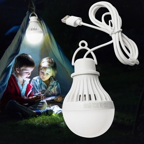 Bombilla Usb Led Para Acampar Portátil Lante