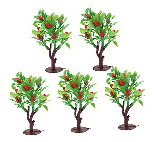 Árbol Frutas Artificial Miniatura Accesorio Mesa De Arena