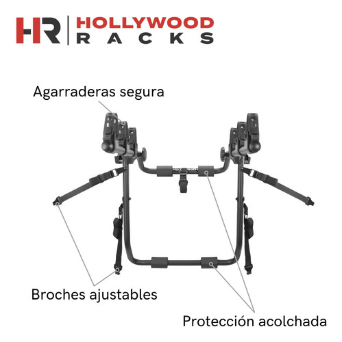 Rack Portabicicletas Hollywood 3 Bicicletas Cajuela Original