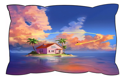Cojines Decorativos Dragon Ball Casa Goku Playa Nube  60cm
