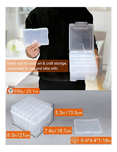 Caja De Almacenamiento De Fotos De 4 X 6 Pulgadas, Funda Org