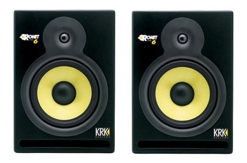 Par De Monitores Krk Rokit 6 Powered Rp6 - 1ª Geração - 110v