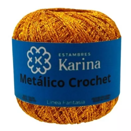  Hilo/Estambre Cristal para Tejer/Bordar Crochet a Mano de  Mexico, (Paquete de 6) Multicolor.