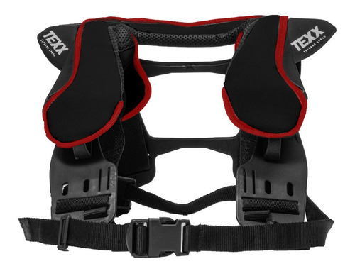 Protetor Pescoço Cervical Motocross Neck Brace Texx Enduro Cor Preto Tamanho M