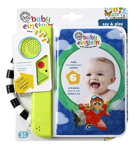 Libro De Fotos Bebés Toys Say And Play Baby Einstein 5 Fotos Color Azul