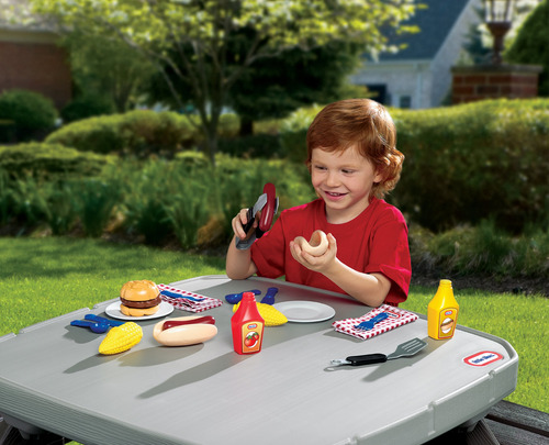 Set De Juguetes Plástico Little Tikes Para Barbacoa Infantil Color