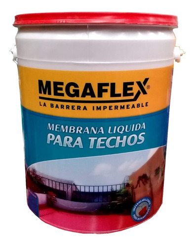 Membrana* Liquida Megaflex X 10kg Blanco Verde O Rojo