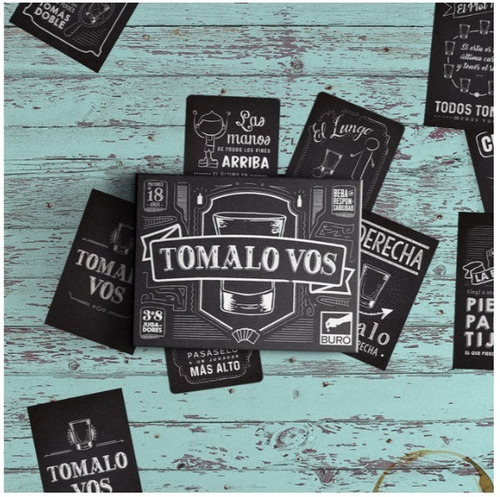 Imagen 4 de 7 de Tomalo Vos Juego De Cartas Para Previa Tomar Bureau