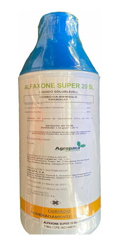 Herbicida Alfaxone Súper Uso Agricola