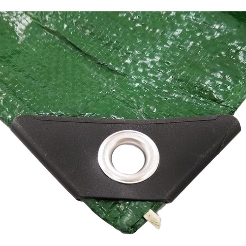 Imagen 3 de 3 de Lona Premium Verde 4 X 5 M Polietileno Ojillos De Aluminio