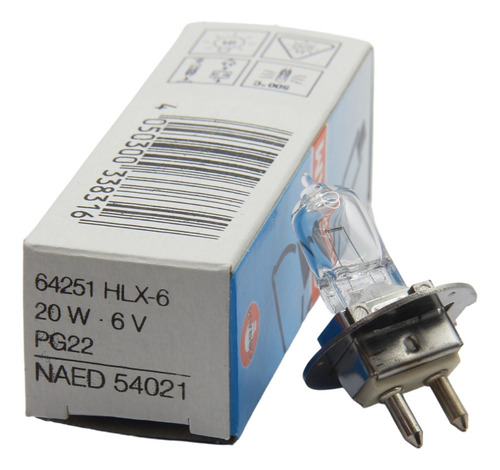 Foco Osram 20w 6v 64251 Hlx Pg22