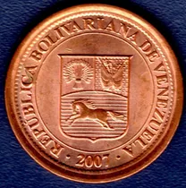 Comprar 5 Céntimos 2007 Moneda De Venezuela
