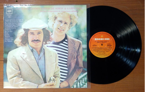 Simon & Garfunkel Los Mas Grandes Exitos 1972 Disco Lp Vinil