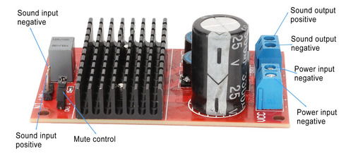 Salida 100w Btl Un Solo Canal Placa Amplificador Digital