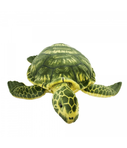 Tartaruga Marinha Verde 74 Cm Super Realista Enfeite Pelúcia