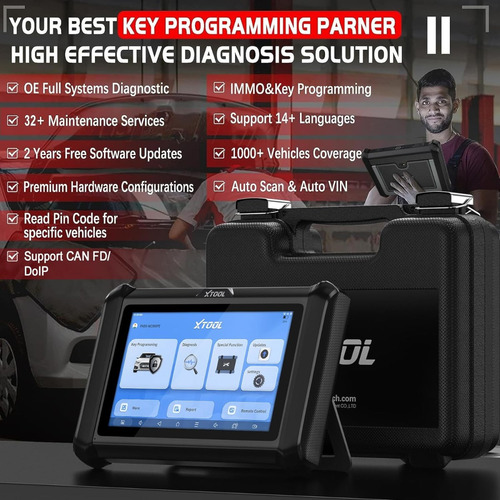 Escáner Automotriz Xtool X100pads Immo Key Programming Tool