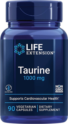 Taurina 1000mg 90cap Life Exten - Unidad a $1710