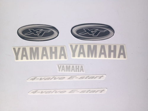 Jogo De Faixas Yamaha Xt 600 2003/2004 Preto Lbm