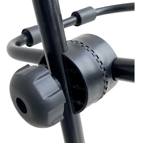 Soporte para 3 bicicletas para vehículos Sedan Hatch, SUV, color caucho, color negro