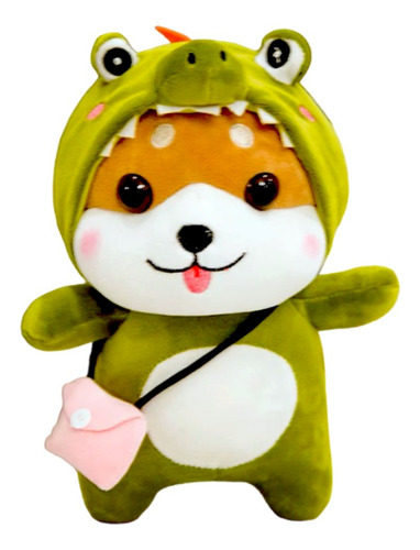 Peluche Lalafanfan Perro Shiba Inu Pijama X1