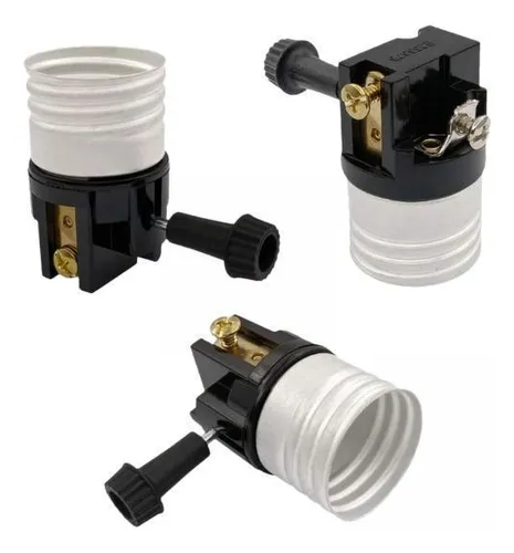 comprar 2 Portalámparas Con Casquillo E26 Interruptor De Dos