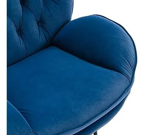 Mueble - Sillón Giratorio Con Otomana, Polibi, Moderno Sofá