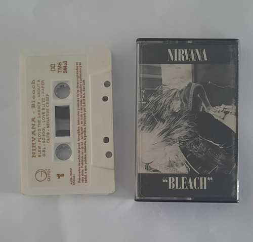 Cassette Nirvana Bleach Original - Casi Sin Uso!   