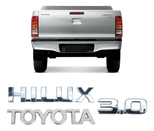 Emblema Letreiro Toyota Hilux 3.0 2005 2006 2007 2008 A 2015