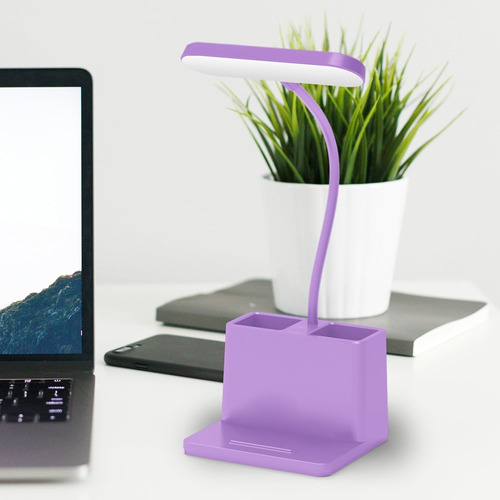 Lámpara De Escritorio Morada, Lámpara De Estudio/lámparas De