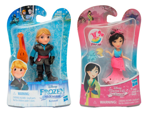 9 Pack Figuras Disney Little Princess Kingdom De Colección