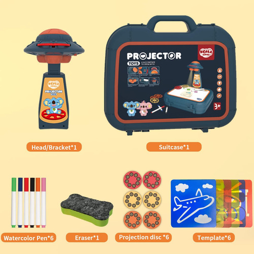 Mesa De Proyector De Dibujo Achiyway Para Niños, Juguete De