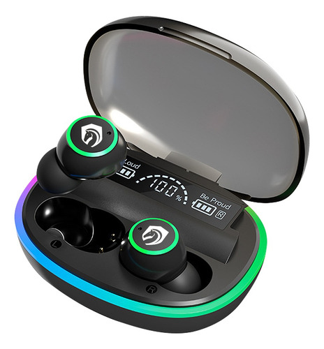 Fone De Ouvido Bluetooth Sem Fio Com Display Digital F918 Cor Preto