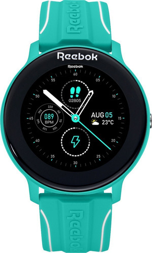 Smart Watch Reebok Active 1.0 Turquesa 45mm Color De La Malla Turquesa Color De La Caja Turquesa