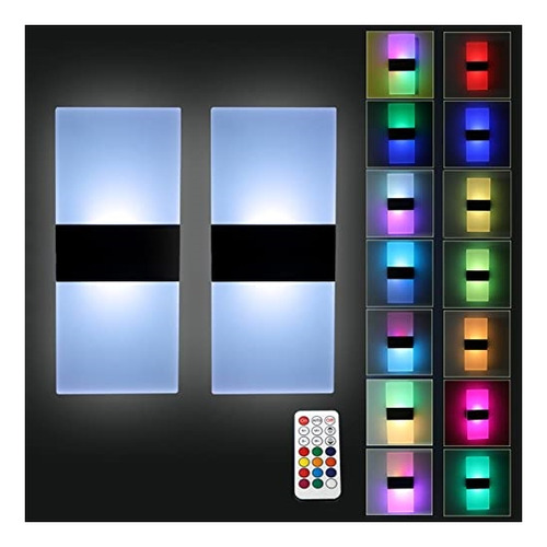 Lámparas De Pared Led Rgb Que Cambia De Color