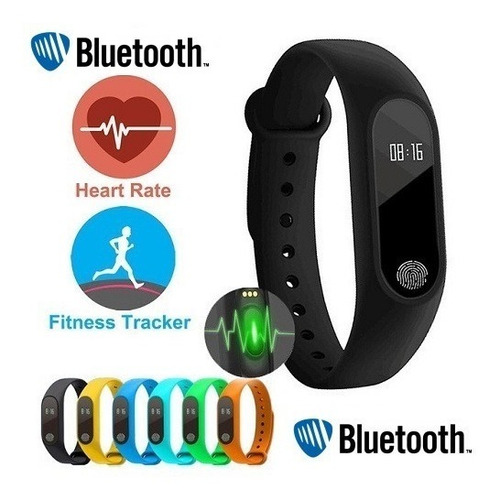 Bluetooth Brazalete Smart Band M2 Podometro 