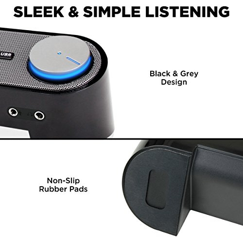 Mini Barra De Sonido Computadora, Altavoz Usb Pc Config...