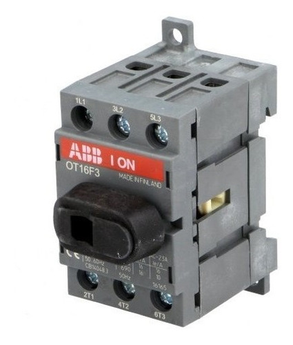 Imagen 1 de 2 de Seccionador 3p 16a Abb Ot16f3 1sca104811r1001