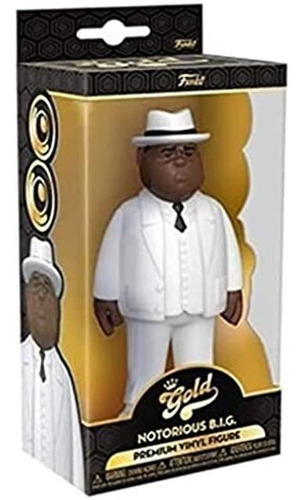 Pop Funko Pop! Vinilo Dorado: Biggie Smalls - Traje Blanco 