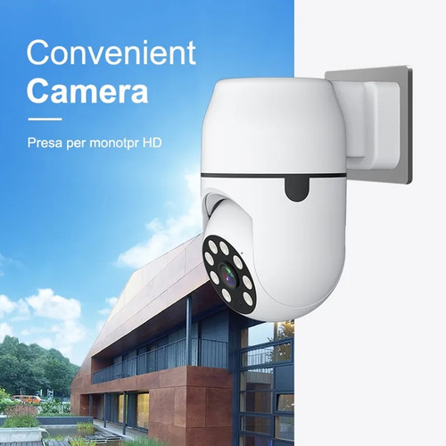 Imagen 6 de 9 de Fralugio Camara Seguridad Wifi Ptz 1080p 360° Nocturna Plug