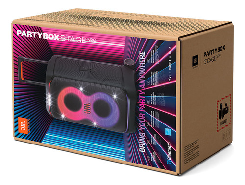 Parlante JBL PartyBox Stage 320 Bluetooth Negro