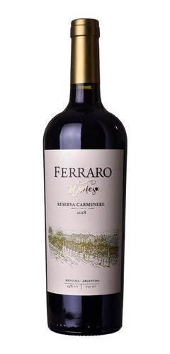 Vino Tinto Ferraro Reserva Carmenere