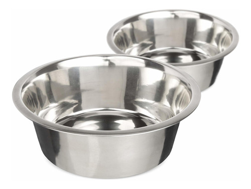 Cuencos De Acero Inoxidable Para Perros Y Gatos, Plato Adici