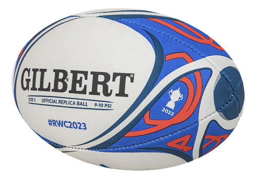 Pelota De Rugby Gilbert Wc 2023 Original Bco/azu