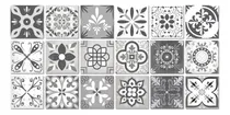 Comprar Azulejos En Vinilo Autoad. 15x15 Calcáreos Gris Vintage(18u)