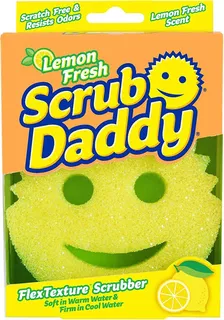 Fibra Scrub Daddy Lemon Fresh Con Doble Textura